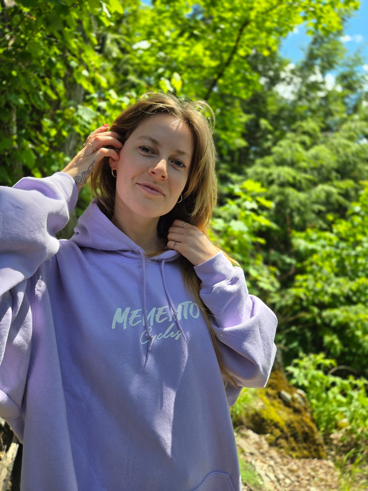 Lilac Oversized Hoodie "Ze Making Of"