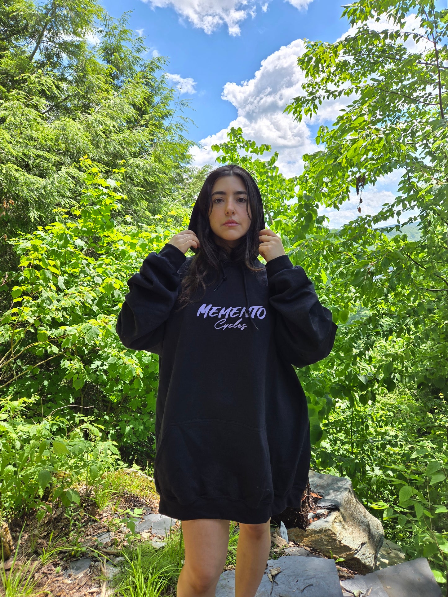 Hoodie Oversized Noir "Ze Making Of"