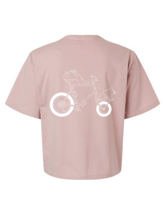 Crop Top Blush "Tout le monde mérite un lift"