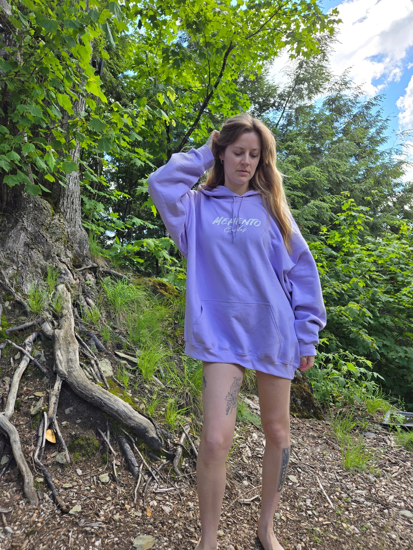 Lilac Oversized Hoodie "Ze Making Of"
